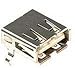 AU-Y1005, Conn USB 1.1 Type A RCP 4 POS Solder RA Thru-Hole 4 Terminal 1 Port (50 Items)