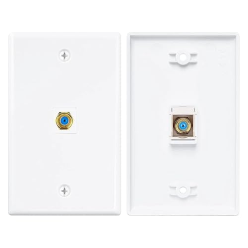 Connecteurs RG6 type F pour câble coaxial de décodeur TV