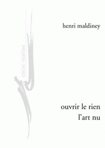 Ouvrir le rien l'art nu beau livre de table pour salon de collectionneur