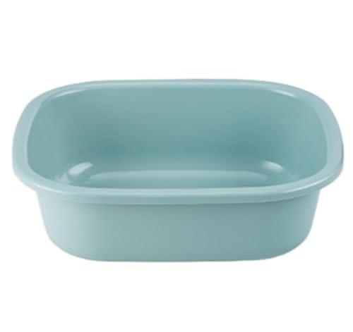 Cubo spa para baño de pies rectangular de plástico azul miniatura 1