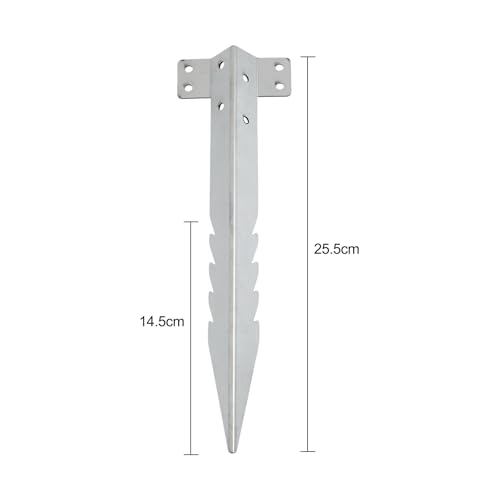 Support de traverse en métal durable pour structures en bois et murets - 3