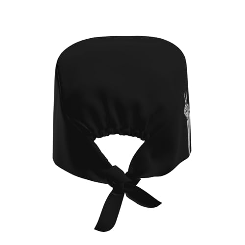 Image of Working Cap, Scrub Cap with Sweatband, Adjustable Tie Back Hat Breathable Headgear for Women /Men