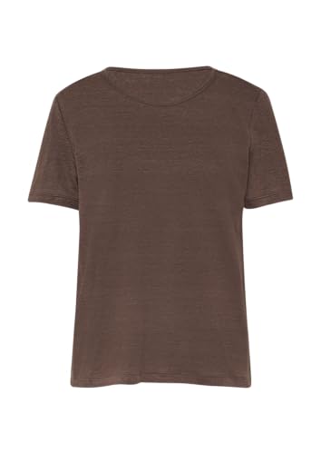 Preisvergleich Produktbild Jersey-T-Shirt aus Leinen Mokka 44