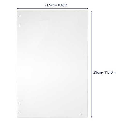Image of Hemoton Popcorn Machine Replacement Door Panel 11.42 Inch Clear Pvc Popcorn Machine Baffle Compatible with Commercial Popper Accessories Easy Install
