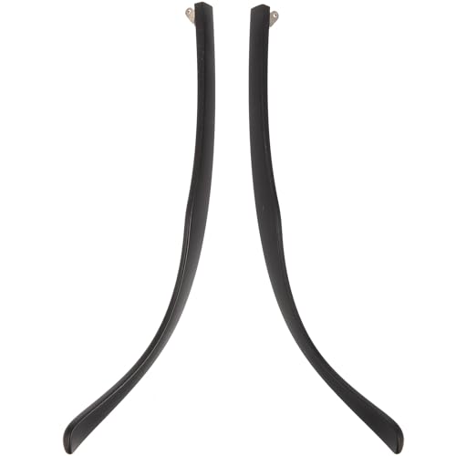ULTECHNOVO Repuesto para Patillas de Gafas de Silicona y Titanio Piernas de Gafas Resistentes y Cómodas Compatible Sol y Monturas Ópticas Fácil Instalación de Negro