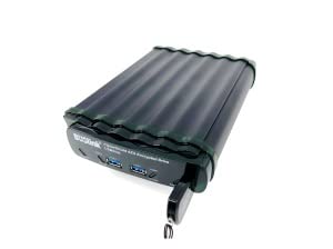 BUSlink CSE-4THS 4TB HDD 2-Port HUB USB 3.2 Gen 1 5Gbps/eSATA CipherShield 256-bit AES FIPS 140-2 HIPAA Hardware Encrypted External Desktop Hard Drive