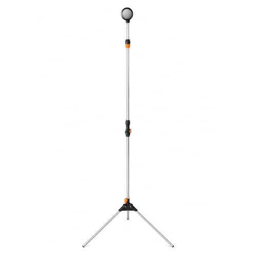 Acomoda Textil – Ducha de Jardín con Altura Regulable hasta 215 cm con Trípode Estable. Ducha de Aluminio con Conector Universal y Cabezal Orientable para Jardín, Piscina y Patio.