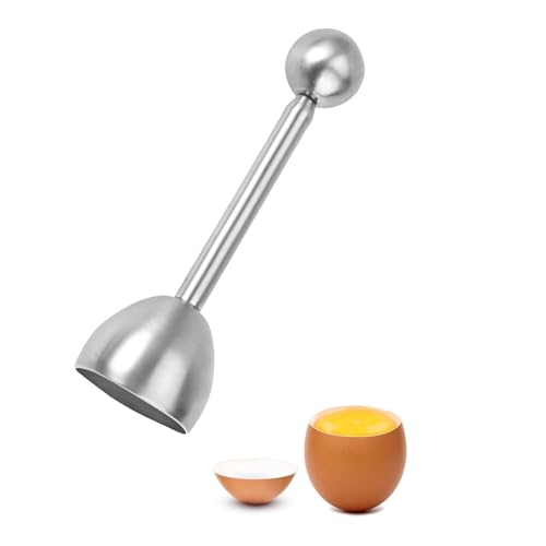 Coupe-Œuf en Acier Inoxydable Professionnel - Ouvre-Œufs Robuste et Précis pour Cuisine à Domicile et Restauration - Facile à Nettoyer et Hygiénique
