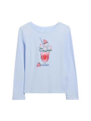 Image of Gap Girls' Long Sleeve Graphic Tee T-Shirt