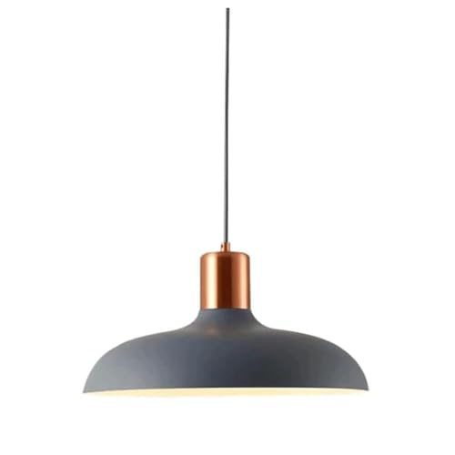 Suspension E27 moderne grise pour éclairer votre table de salle à manger