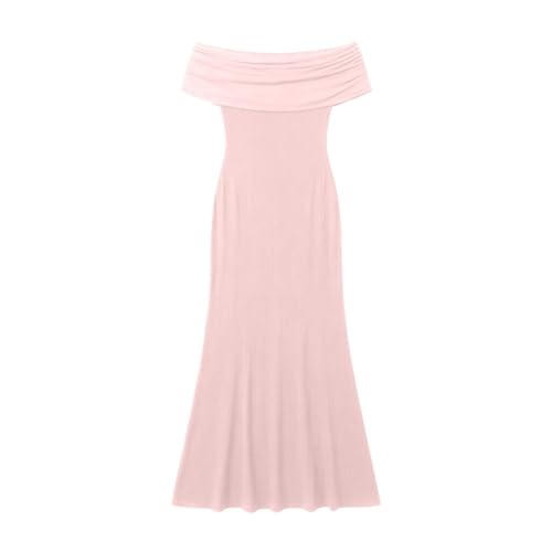 Robe formelle moulante et élégante à épaule dénudée pour femme