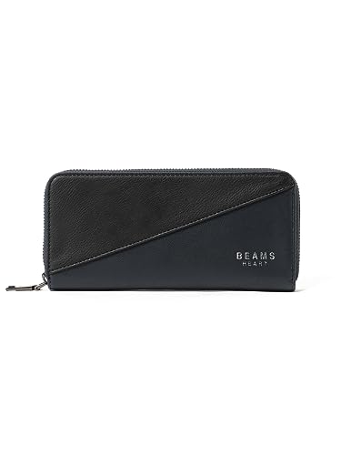 [ビームスハート] 財布・ポーチ 切替 フェイクレザー ロング ウォレット メンズ NAVY FREE - BEAMS HEART(ビームスハート) - 商品画像