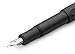 Kaweco AL Sport Black Fine Point Fountain Pen - KWAF-BK-F