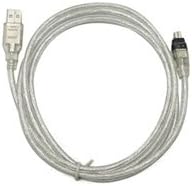 USB to 4 Pin Firewire IEEE 1394 Cable (Silver)
