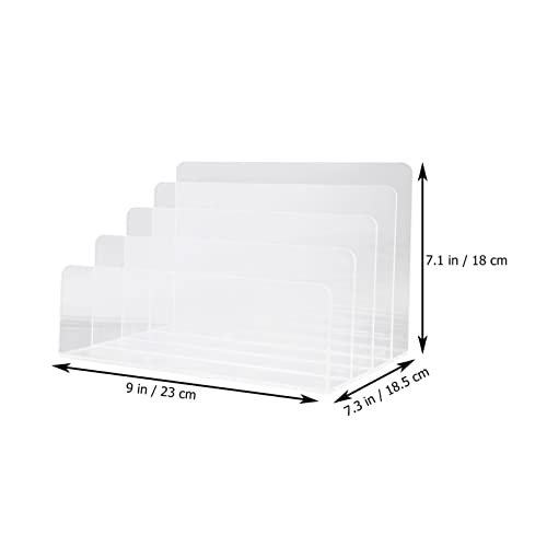 Porte-livres en acrylique transparent support de lecture de bureau moderne