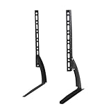 Universal TV Stand Legs TV Feet for LCD/LED/OLED/Plasma TVs, Table Top TV Stand Pedestal Riser for Flat&Curve Screen - Image 1