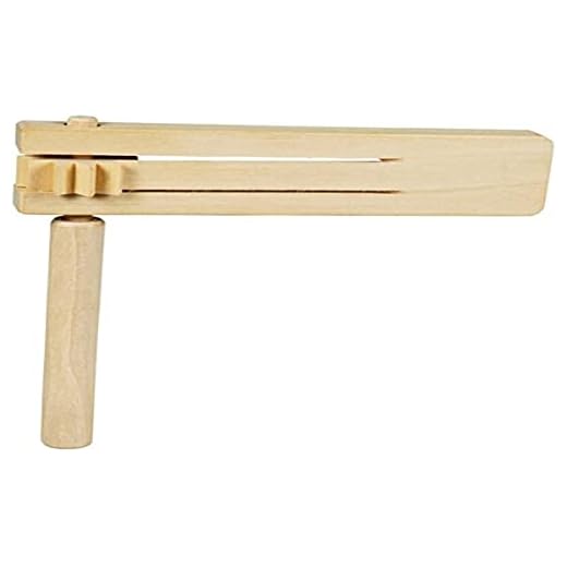 Goki- Carraca de madera, Color natural (61893)