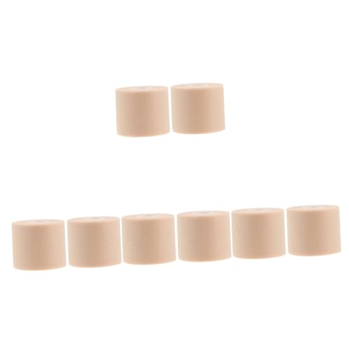 HAPINARY 8 Rolls Sports Bandage Breathable Skin Tape Foam Grip Tape Crawling Knee Pads Soccer Tape Fitness Underwrap Tennis Racket Tape Wrist Tape Baseball Wardrobe Hanging Rail Sponge