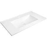 lavabo 80x48  Dekohome Encimera Lavabo de Plástico, ideal para Baño como Pila y Lavamanos, 80x46cm