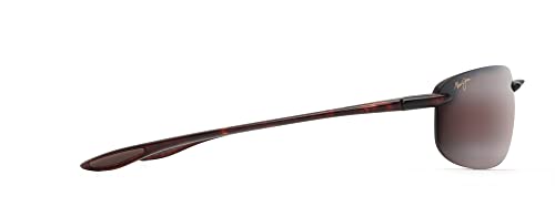 Maui Jim Men's And Women's Hookipa Polarized Rimless Sunglasses, Tortoise/Maui Rose®, Large #TOP2