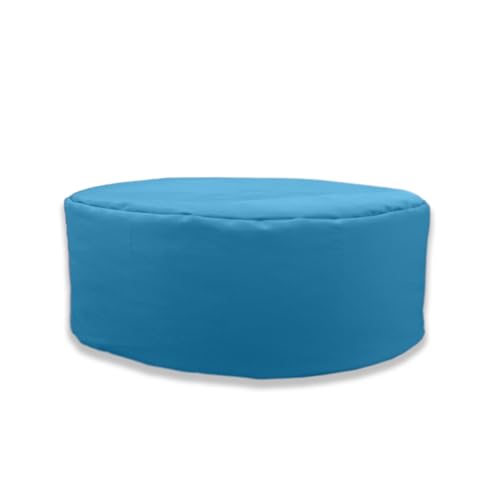 Kosiproducts Beanbag Ottoman Footstool Round Pouf Chair Pouffe Water Resistant 100% soft...