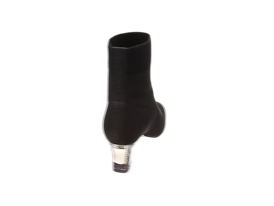 Amazon | [ジルスチュアート シュー] ブーツ クリアヒールニット