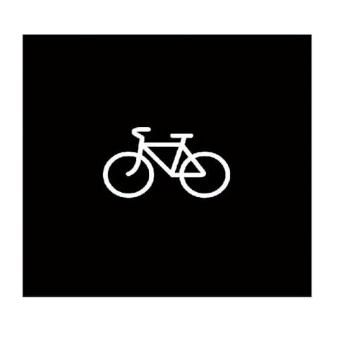 Autocollant ligne minimaliste blanche accessoire voiture et vélo