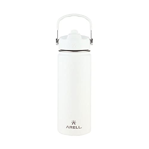 Garrafa Térmica Straw Flask 532 ML Branco Iceberg Arell