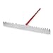 MARSHALLTOWN The Premier Line RED700029C 36-Inch Sharp Magnesium Lute Rake with T-Connector and 6-Foot Handle