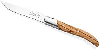 Laguiole Style de Vie Steak Knives, Luxury Line, 6 pieces, Olive Wood, in giftbox