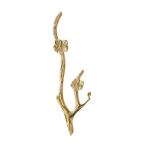Renchey Manija De Puerta De Gabinete - Tirador de Muebles Cómodo de Latón | Asa de Armario de Rama de Latón,para Cómodas Armarios Estantería para Libros Estanterías Armarios Roperos Hogar Dormitorio