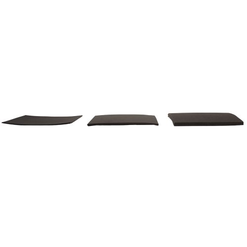 4 Inch X 4 Inch Square Sponge Neoprene Sample Adhesive/Plain - 1/4 in, 1/8 in, 1/16 in. Thick