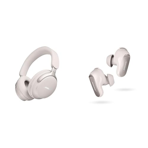 【セット買い】Bose QuietComfort Ultra Headphones 完全ワイヤレス ノイズキャンセリングヘッドホン Bluetooth接続 マイク付 最大24時間再生 急速充電 ホワイトスモーク + QuietComfort Ultra E