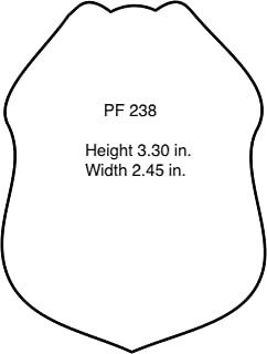 Perfect Fit Shield Wallets Columbus Ohio Police CPD Clip On Leather Badge Holder with Neck Chain (Cut-Out # 238)3