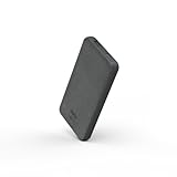 Hama Powerbank Fabric 10 10000mAh (externer Akku mit 1x USB A, 1x USB C Power Pack Zertifiziert, Akkupack Handy, Tablet, Bluetooth-Lautsprecher etc., tragbares Ladegerät klein, mobiler Akku) grau