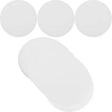 VILLFUL 100piezas Discos De Papel De Filtro Cualitativo De Papel De Filtro De Caudal Medio Para Aceitera De Cocina y Laboratorio