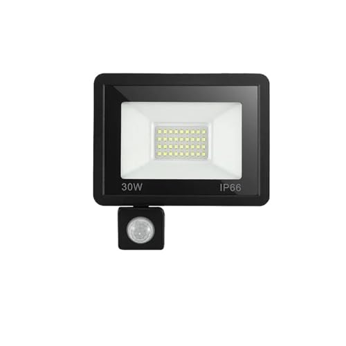 Projecteur LED PIR étanche IP66 30W pour lampe murale suspendue extérieure