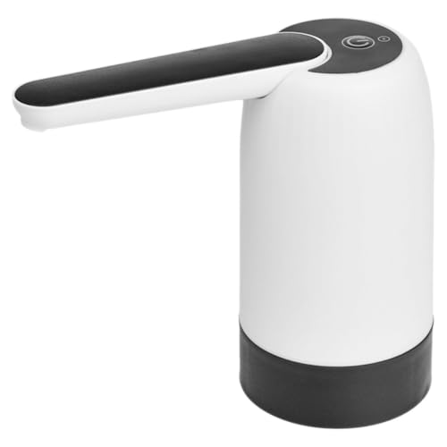 GETAJGHSD Dispensador Eléctrico de Jarra de Agua Bomba Automática, Material Plástico Blanco, Fácil de Usar y Salida Continua para Hogar y Oficina