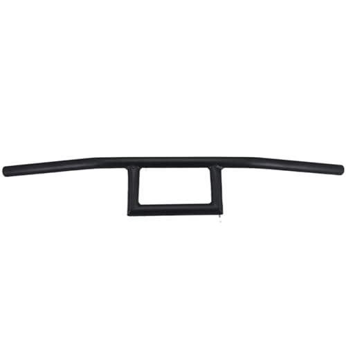 Guidon de moto vintage 22mm noir idéal pour cruiser et bobber