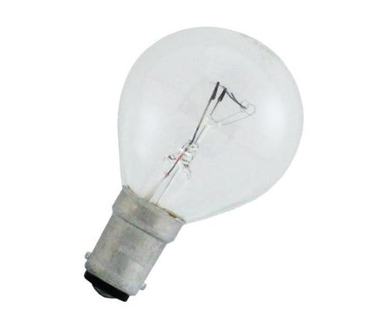 10 Pack 40w Clear Golf SBC B15 Small Bayonet Cap Light Bulbs