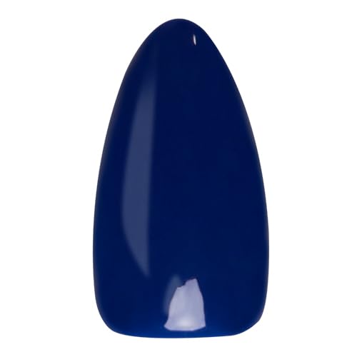 Glamnetic Press On Nails - Sprinkles | Rainbow French Tip Fake Nails, UV Finish Short Pointed Almond Shape, Salon Quality Semi-Transparent Nails in 12 Sizes - 24 Nail Kit with Glue