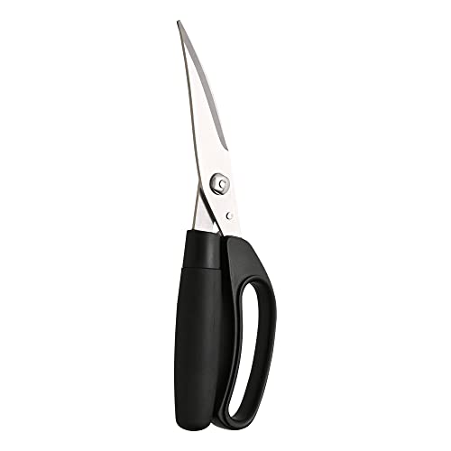 Tesoura para Frango Lux 23 cm Mimo Style Preto/Prata