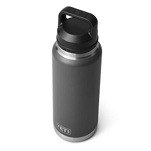 Yeti Rambler 36 oz Bottle, Vacuum Insulated, Stainless Steel with Chug Cap, Charcoal (5230), 1065 ml - Image 3
