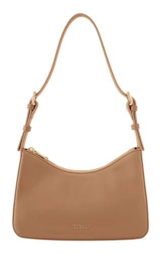 Sac à épaule Arvaja Toffee marron clair Seidenfelt Manufaktur sac à main chic
