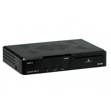 SERVIMAT ARMIS 3 Récepteur Satellite HD + Carte TNTSAT V6 + Câble 12V + Déport IR (ALIM 220V Non Inclus)