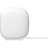 Google Nest WiFi Pro - Wi-Fi 6E - Reliable Home Wi-Fi System with Fast Speed and Whole Home Coverage - Mesh Router - Snow