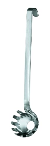 Servidor de pasta Rösle de 29,5 cm en elegante acabado plateado con gancho de colgar 2