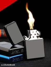Image of Refillable Small Pocket Cigarette Lighter | Compact Portable Design | Metal Body Refillable Gas Lighter | Pocket Size Smoking Accessory | Durable Stylish Lighter