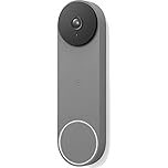Google Nest Doorbell (Battery) - Wireless Doorbell Camera - Video Doorbell - Ash