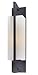 Troy Lighting B4015FI Blade - One Light Outdoor Large Wall Bracket, Forged Iron Finish with Matte Opal Glass